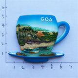 Goa India Fridge Magnet 3D Resin