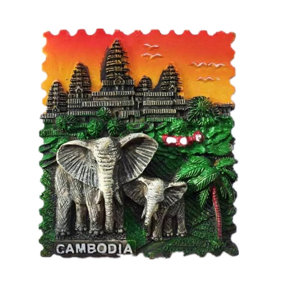 Angkor Wat Cambodia Fridge Magnet 3D Resin