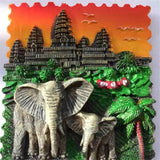 Angkor Wat Cambodia Fridge Magnet 3D Resin