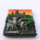 Angkor Wat Cambodia Fridge Magnet 3D Resin