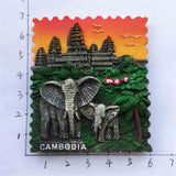 Angkor Wat Cambodia Fridge Magnet 3D Resin