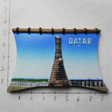 Doha Tower Qatar Fridge Magnet 3D Resin