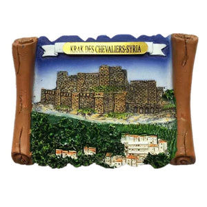 Krak des Chevaliers Castle Syria Fridge Magnet 3D Resin