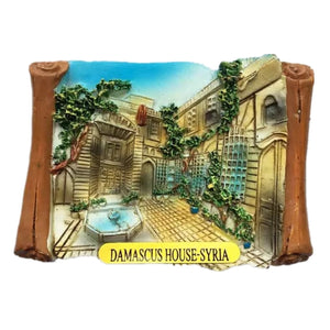 Damascus Syria Fridge Magnet 3D Resin