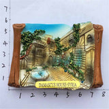 Damascus Syria Fridge Magnet 3D Resin