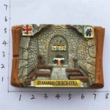 Church Damascus Syria Fridge Magnet 3D Resin