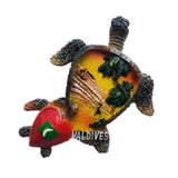 Turtle Maldives Fridge Magnet 3D Resin