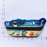 Maldives Fridge Magnet 3D Resin