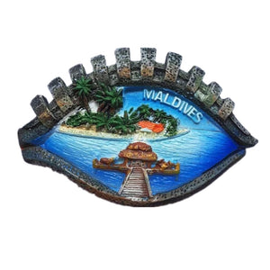 Maldives Fridge Magnet 3D Resin