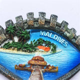 Maldives Fridge Magnet 3D Resin