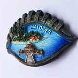 Maldives Fridge Magnet 3D Resin