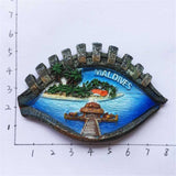 Maldives Fridge Magnet 3D Resin