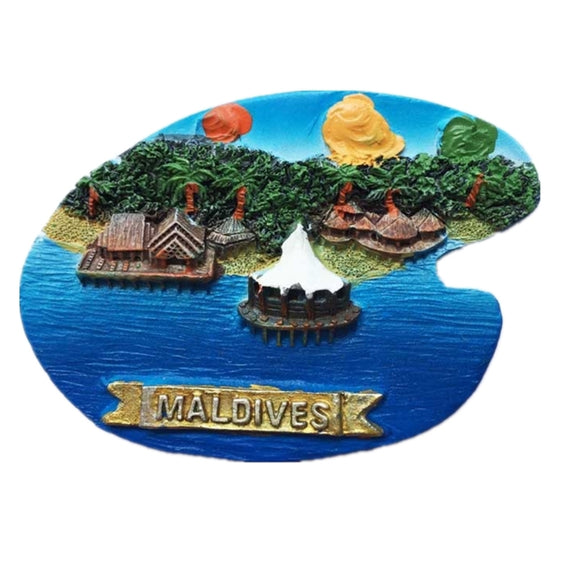 Maldives Fridge Magnet 3D Resin