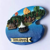 Maldives Fridge Magnet 3D Resin