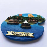 Maldives Fridge Magnet 3D Resin