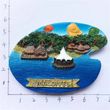 Maldives Fridge Magnet 3D Resin