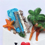 Maldives Fridge Magnet 3D Resin