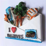 Maldives Fridge Magnet 3D Resin