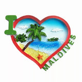 Maldives Fridge Magnet 3D Resin