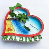 Maldives Fridge Magnet 3D Resin