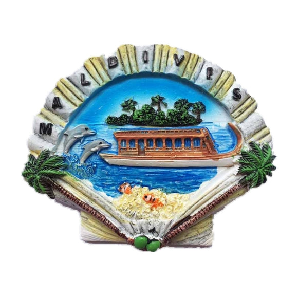 Maldives Fridge Magnet 3D Resin