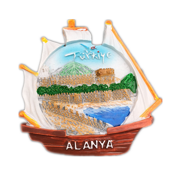 Alanya Turkey Fridge Magnet 3D Resin