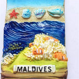 Maldives Fridge Magnet 3D Resin