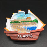 Alanya Turkey Fridge Magnet 3D Resin