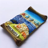 Maldives Fridge Magnet 3D Resin