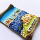 Maldives Fridge Magnet 3D Resin