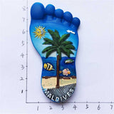 Maldives Fridge Magnet 3D Resin