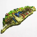 Map Taiwan China Fridge Magnet 3D Resin