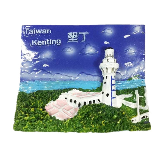 Kenting Taiwan China Fridge Magnet 3D Resin