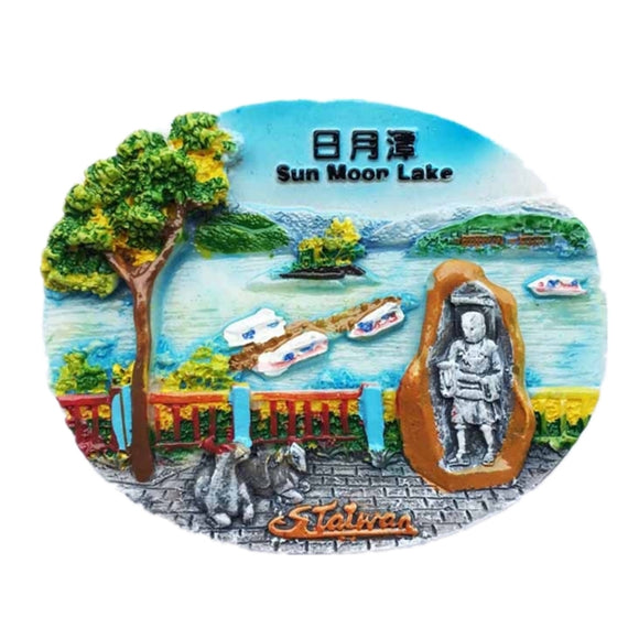 Sun Moon Lake Taiwan China Fridge Magnet 3D Resin