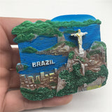 Rio de Janeiro Brazil Fridge Magnet 3D Resin