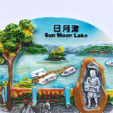 Sun Moon Lake Taiwan China Fridge Magnet 3D Resin