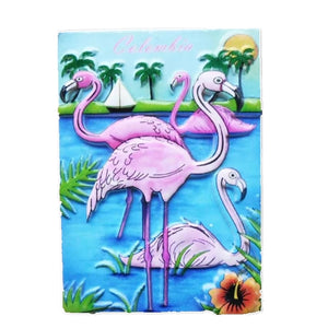 Flamingo Colombia Fridge Magnet 3D Resin