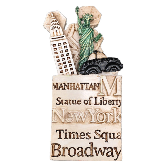 Time Square New York USA America Fridge Magnet 3D Resin