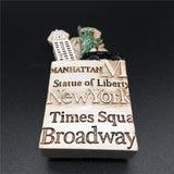 Time Square New York USA America Fridge Magnet 3D Resin