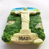 Christ Statue Rio de Janeiro Brazil Fridge Magnet 3D Resin