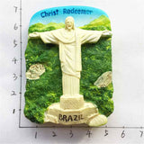 Christ Statue Rio de Janeiro Brazil Fridge Magnet 3D Resin