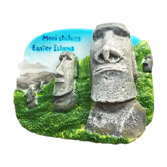 Easter Island Moai Statue Chile Fridge Magnet 3D Resin