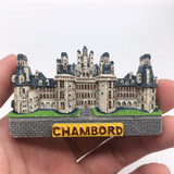 Chambord France Fridge Magnet 3D Resin