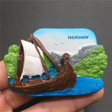 Norway Fridge Magnet 3D Resin