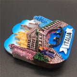 Venice Pisa Rome Italy Fridge Magnet 3D Resin