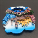 Venice Pisa Rome Italy Fridge Magnet 3D Resin