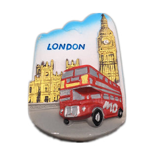 London Red Bus England UK Fridge Magnet 3D Resin