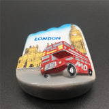 London Red Bus England UK Fridge Magnet 3D Resin