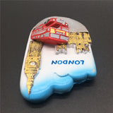 London Red Bus England UK Fridge Magnet 3D Resin