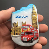 London Red Bus England UK Fridge Magnet 3D Resin